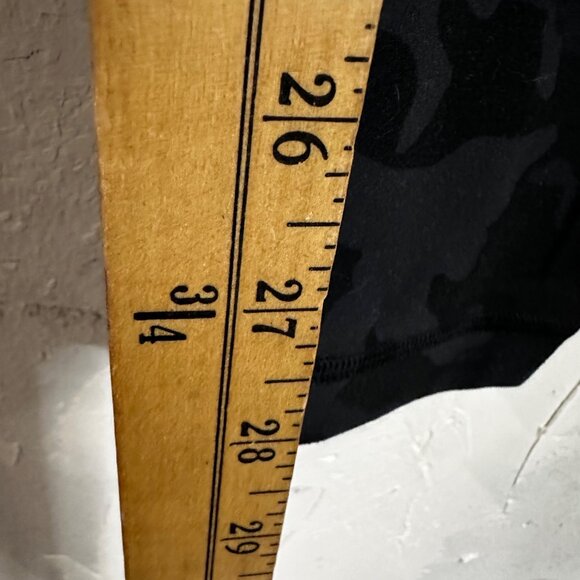 Lululemon Align HR High Rise Pant Legging 28” Camo Black Womens 10 Athletic Gym - Picture 8 of 11